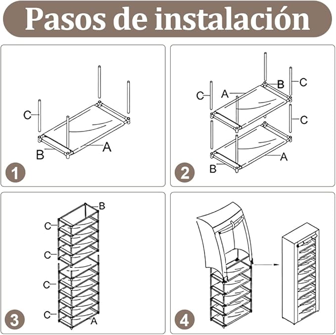 ZAPATERO 9 NIVELES 27 PARES